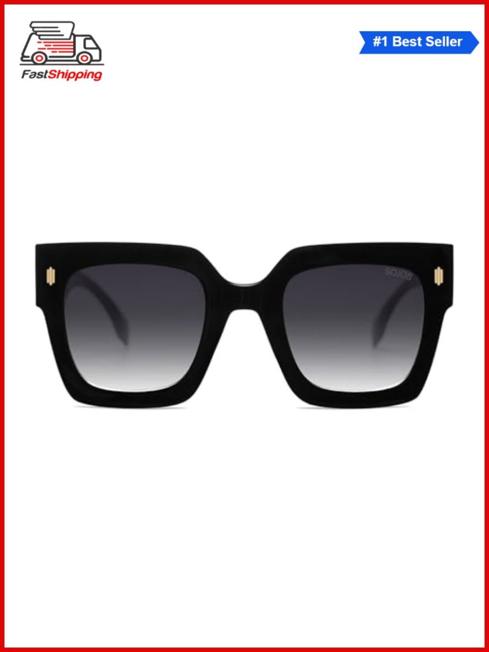✨SOJOS Oversized Square Sunglasses UV400 Shades